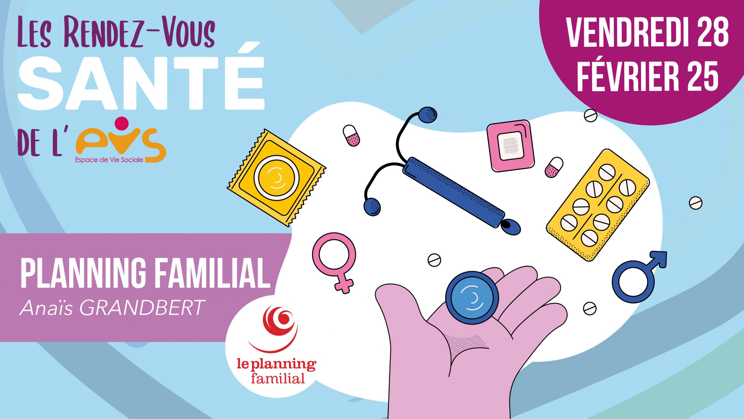 Rendez-Vous Santé de l’EVS : planning familial